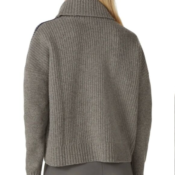 Jason Wu Sweater Wool Contrast Stitch Turtle Neck Cropped (Shrunken to a Small) - Picture 5 of 16